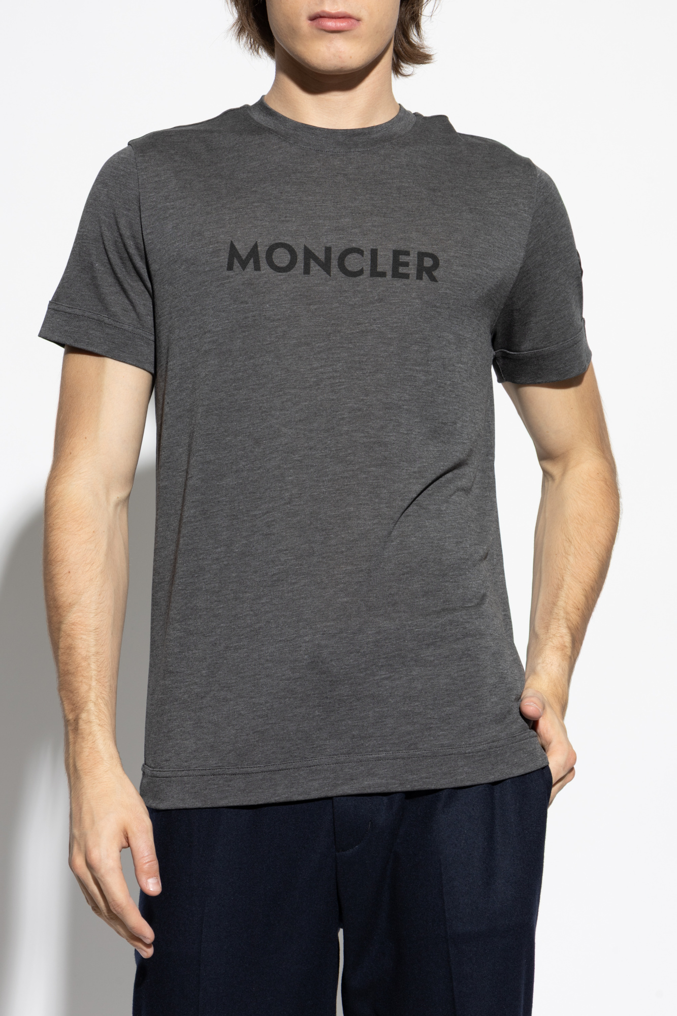Moncler T-shirt with logo | Men's Clothing | Vitkac